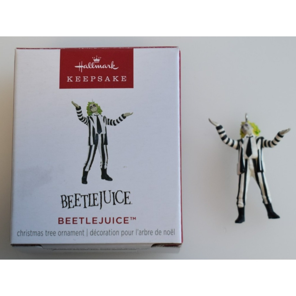 Hallmark Beetlejuice 2025 Miniature Christmas Ornament Movie Keepsake NEW